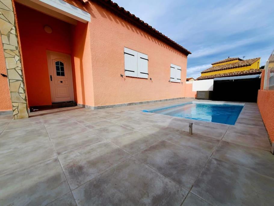 Villa H2O - Jacuzzi & Piscine Chauffee Le Barcarès Eksteriør bilde