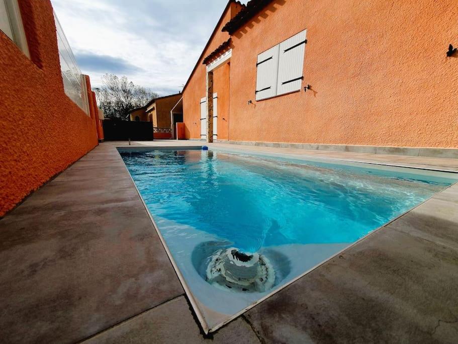 Villa H2O - Jacuzzi & Piscine Chauffee Le Barcarès Eksteriør bilde